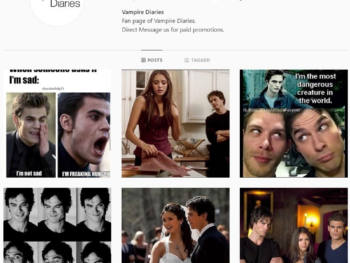200K Vampire Diaries Instagram Account