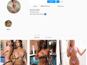 300K Babes Instagram Account for Sale