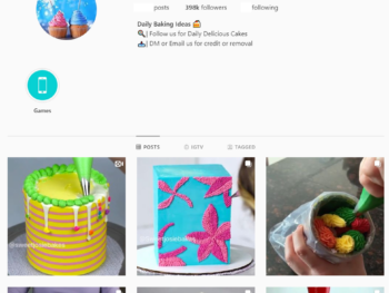 400K Cakes Instagram Account
