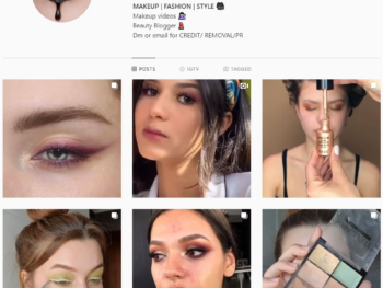 760K Makeup Instagram Account for Sale