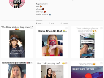 50K Music Rap Instagram Account for Sale