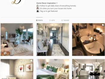 270K Decor Interior Instagram Account for Sale