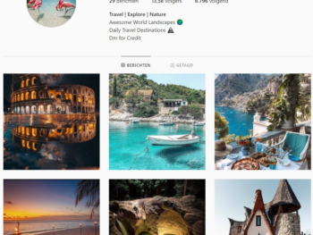 13K Travel Instagram Account for Sale