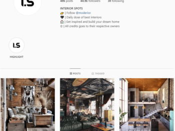 44k Interior Instagram Account for Sale