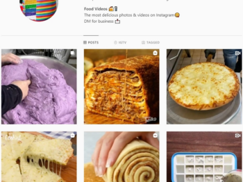 170K Food Videos Instagram Account for Sale