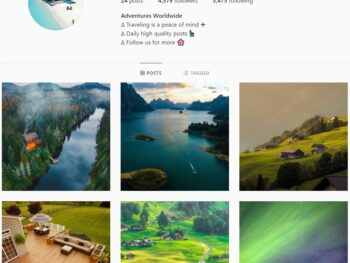 4k Nature Travel Instagram Account for Sale