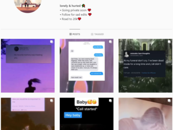 17K Sad Edits Music Instagram Account for Sale