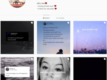 28K Sad Edits Music Instagram Account for Sale