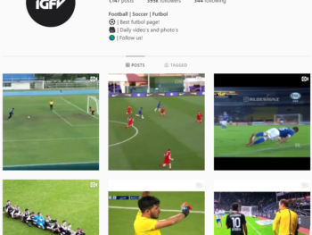 390K Football Soccer Instagram Account for Sale