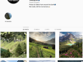 50K Travel Instagram Account for Sale