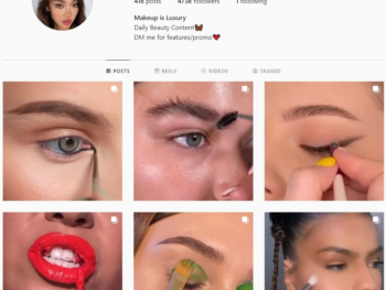 470K Makeup Beauty Instagram Account for Sale