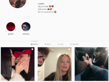 70K Love Couples Instagram Account for Sale