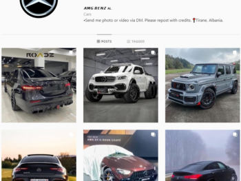 120K Mercedes-Benz AMG Instagram Account for Sale
