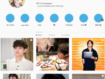 170K BTS V Fan Instagram Account for Sale