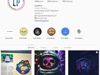 600K Graphic Design Instagram Account for Sale