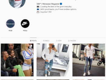 960K Men's Fashion Streetwear Instagram Account for Sale