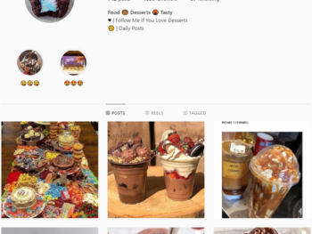 100K Desserts Food Instagram Account for Sale