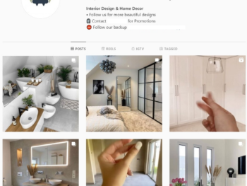 120K Interior Design Home Decor Instagram Account for Sale
