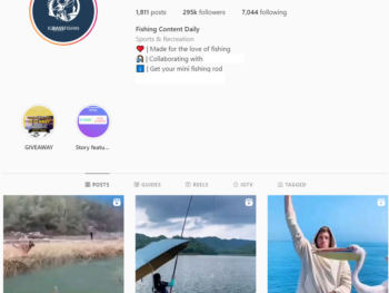 295K Fishing Instagram Account for Sale
