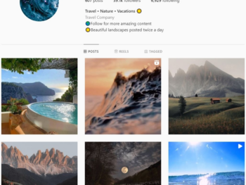 39K Nature Outdoor Travel Instagram Account for Sale