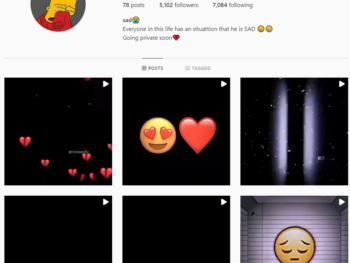 5K Sad Music Instagram Account for Sale