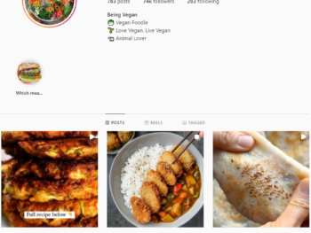 Buy Vegan Food Instagram Account with 74K Followers