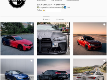 Buying BMW Car Instagram Account with 115k Followers