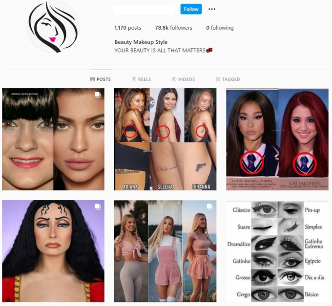 Buy Beauty Makeup Instagram Account with 78K Followers