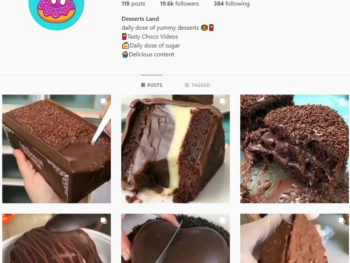 19K Food Desserts Instagram Account for Sale