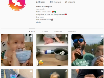 Buy Lifestyle Babies Instagram Account with 400K Followers