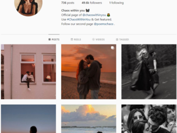 Buy Love Couples Instagram Account with 49K Followers