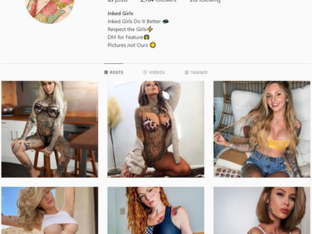 Buy Tattoo Girls Instagram Account with 2K Followers
