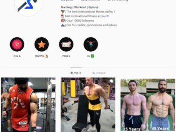 7K Training Workout Gym Instagram Account for Sale