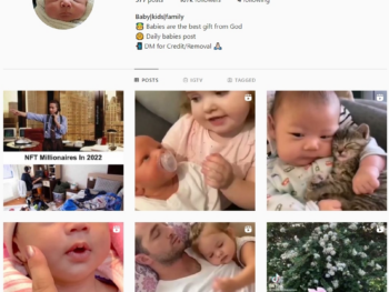 Buy Baby Kids Family Instagram Account with 160K Followers