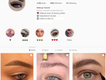 Buy Beauty Makeup Instagram Account with 880K Followers