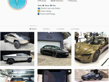 Buy Tesla Car Instagram Account with 60K Followers
