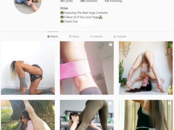 Buy Yoga Sports Instagram Account with 38K Followers