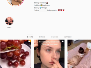 165K Makeup Beauty Instagram Account for Sale