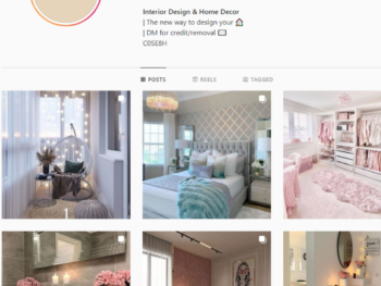 170K Interior Design Home Decor Instagram Account for Sale