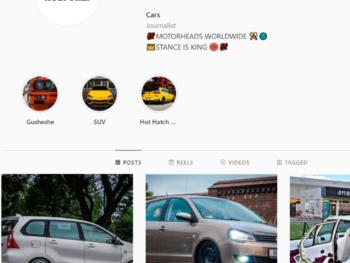 23K Cars Instagram Account for Sale