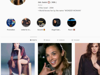 100K Israeli Actress Instagram Account for Sale