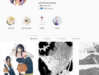 129K Romantic Anime Instagram Account for Sale