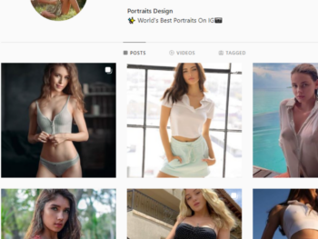 136K Portrait Models Instagram Account for Sale