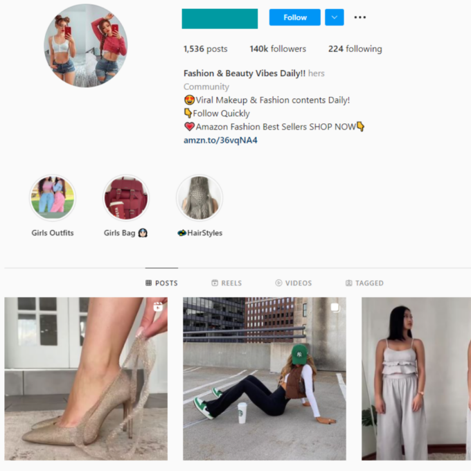 140K Fashion Lifestyle Instagram Account for Sale