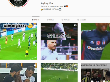 180K Besiktas Football Instagram Account for Sale