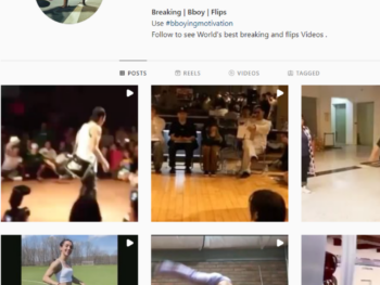 260K Breakdance Instagram Account for Sale