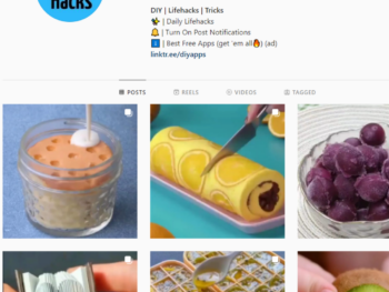 30K DIY Lifehacks Instagram Account for Sale
