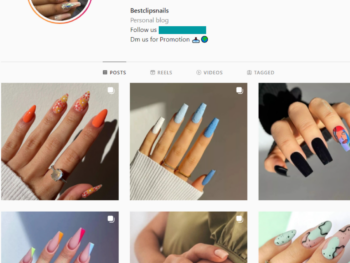 310K Nails Beauty Instagram Account for Sale