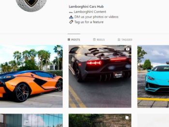 95K Lamborghini Car Instagram Account for Sale