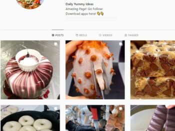 100K Viral Food Instagram Account for Sale
